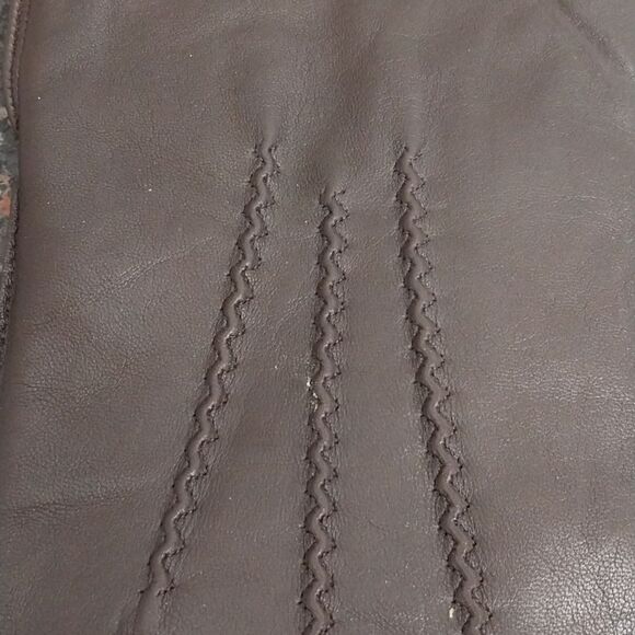 Vegan Leather and Suade Gloves...Size XL - Picture 2 of 6